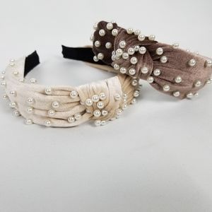 Set of 2 Beaded Headbands